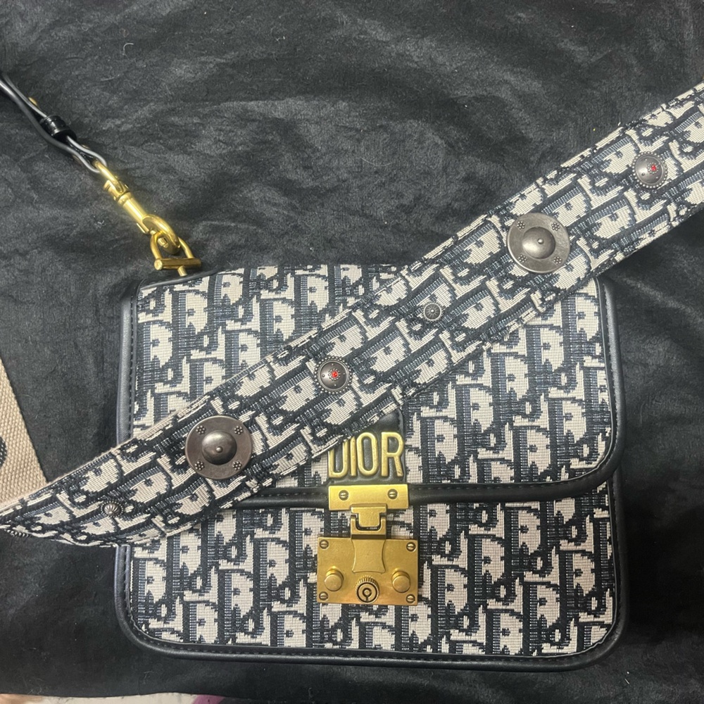 Christian Dior Addict flap bag with crossbody shoulder strap